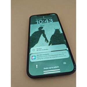 Apple iPhone 12 A2172 Black AT&T Smartphone Cracked Screen Powers On Parts Only